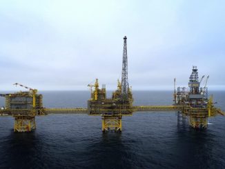 Une installation pétrolière offshore de Total