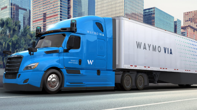 Un camion autonome de Waymon